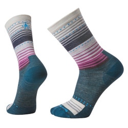 Smartwool Everyday Stitch Stripe Crew Sock in Twilight Blue